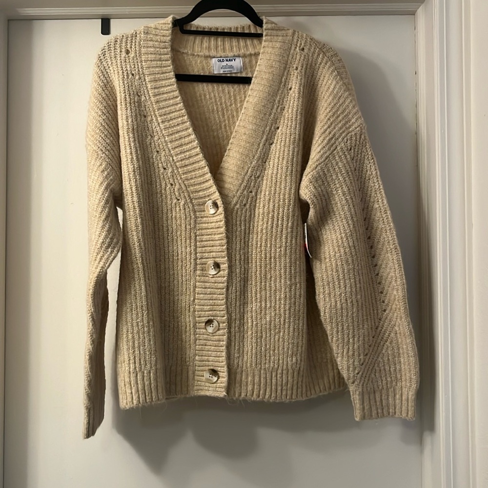 Button sweater